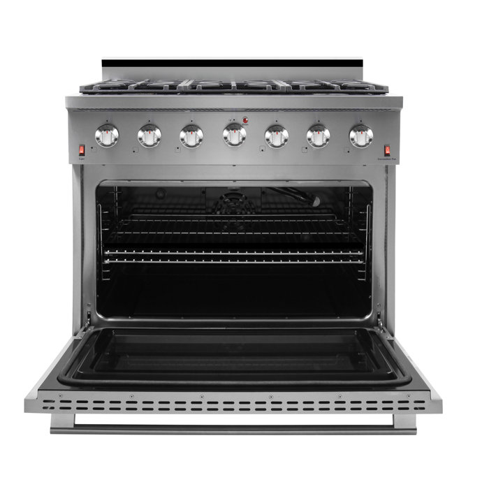NXR Professional Ranges 36" 5.5 Cubic Feet Gas Freestanding Convection